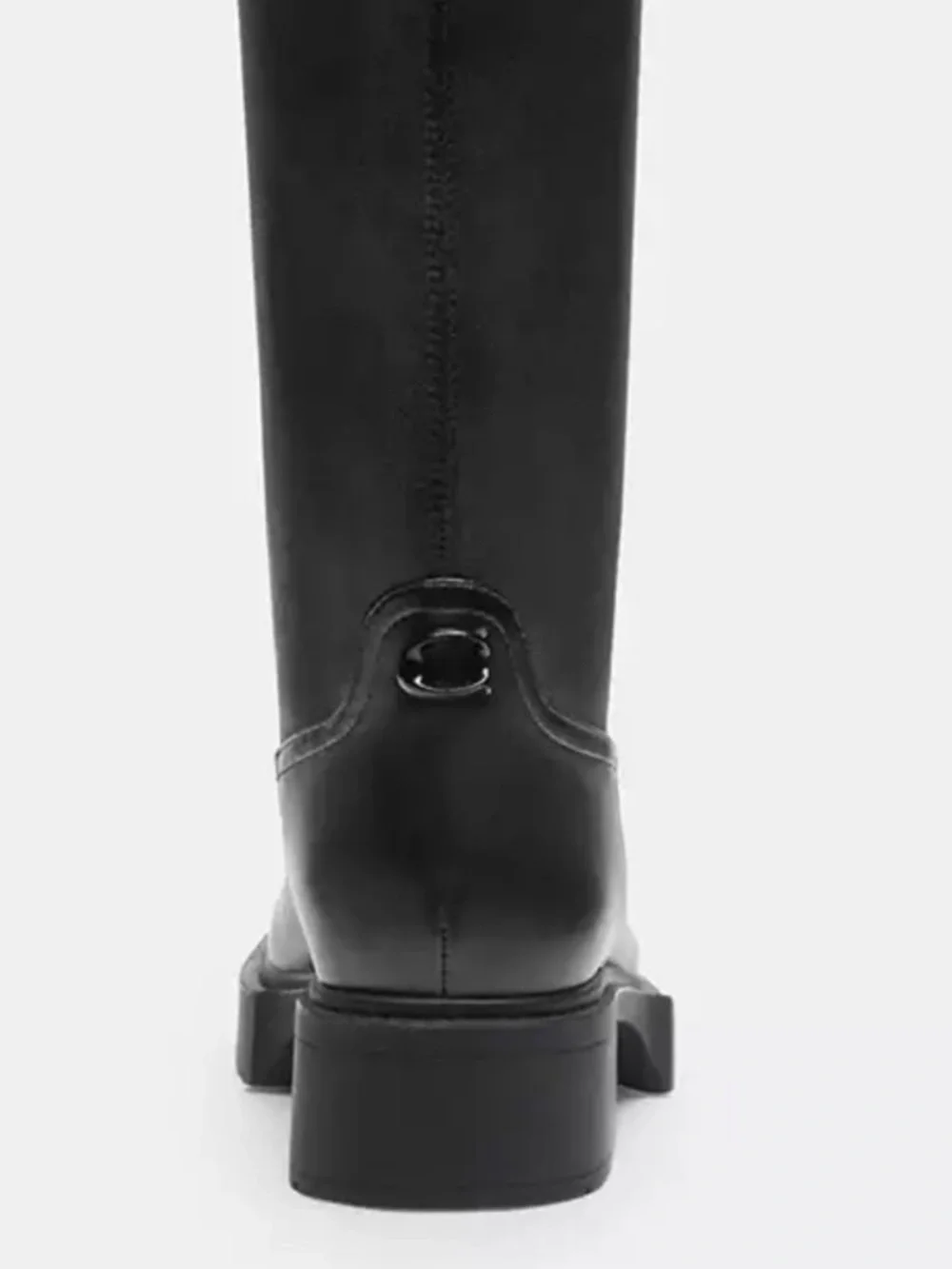 Coach Boots Lisa Over-The-Knee in Black Leather
